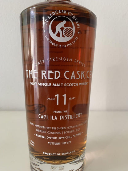 Caol Ila 11 år 59,7%, 1st Fill Sherry Finish 59.7% Cask Strength whisky By Rauff & Fagerberg 