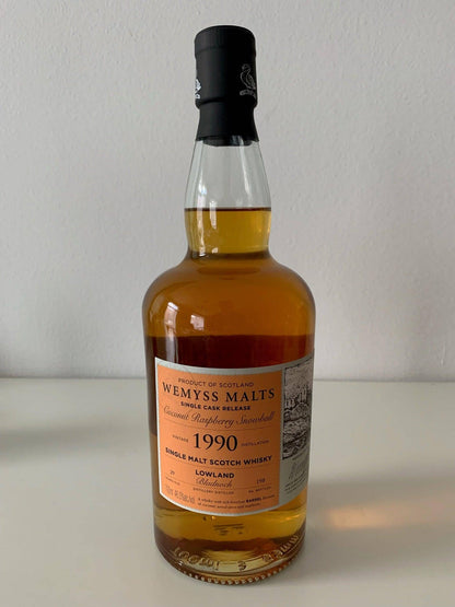 Bladnoch 1990 29 år "Coconut Raspberry Snowball" – 46% 70 cl. whisky By Rauff & Fagerberg 