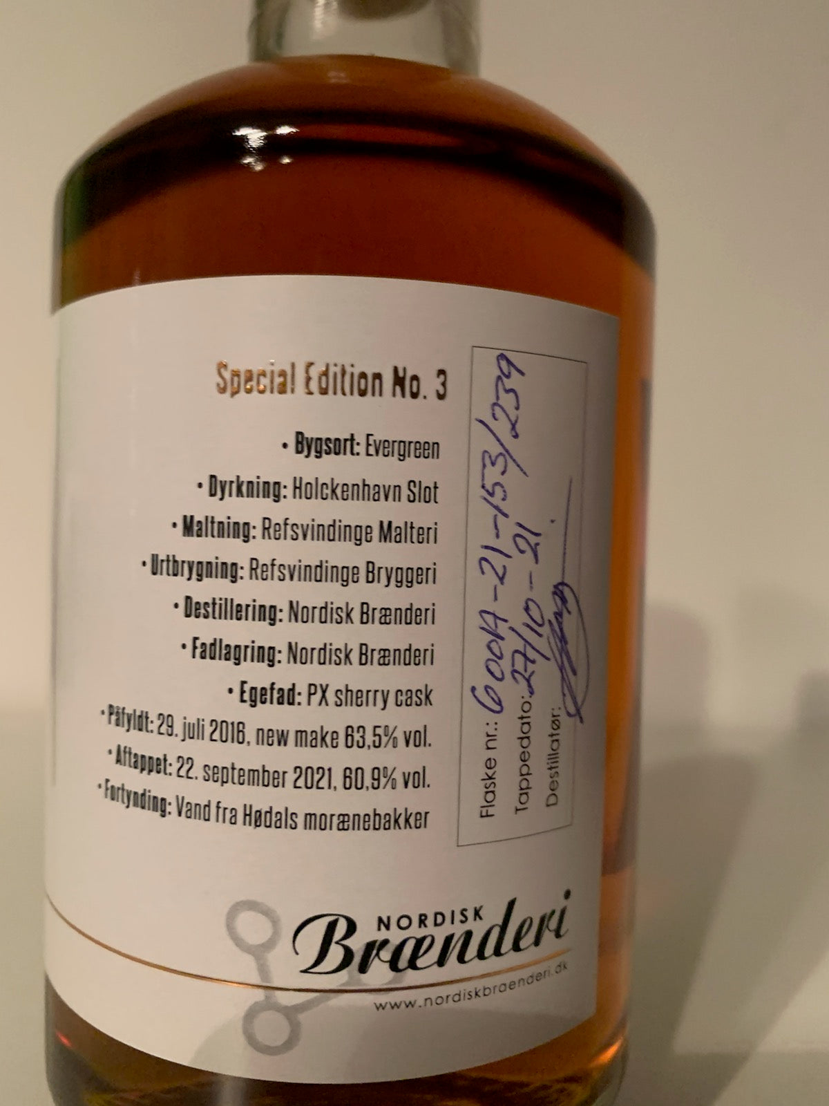Hødal Whisky Special Edition 3 46% / 50 CL.