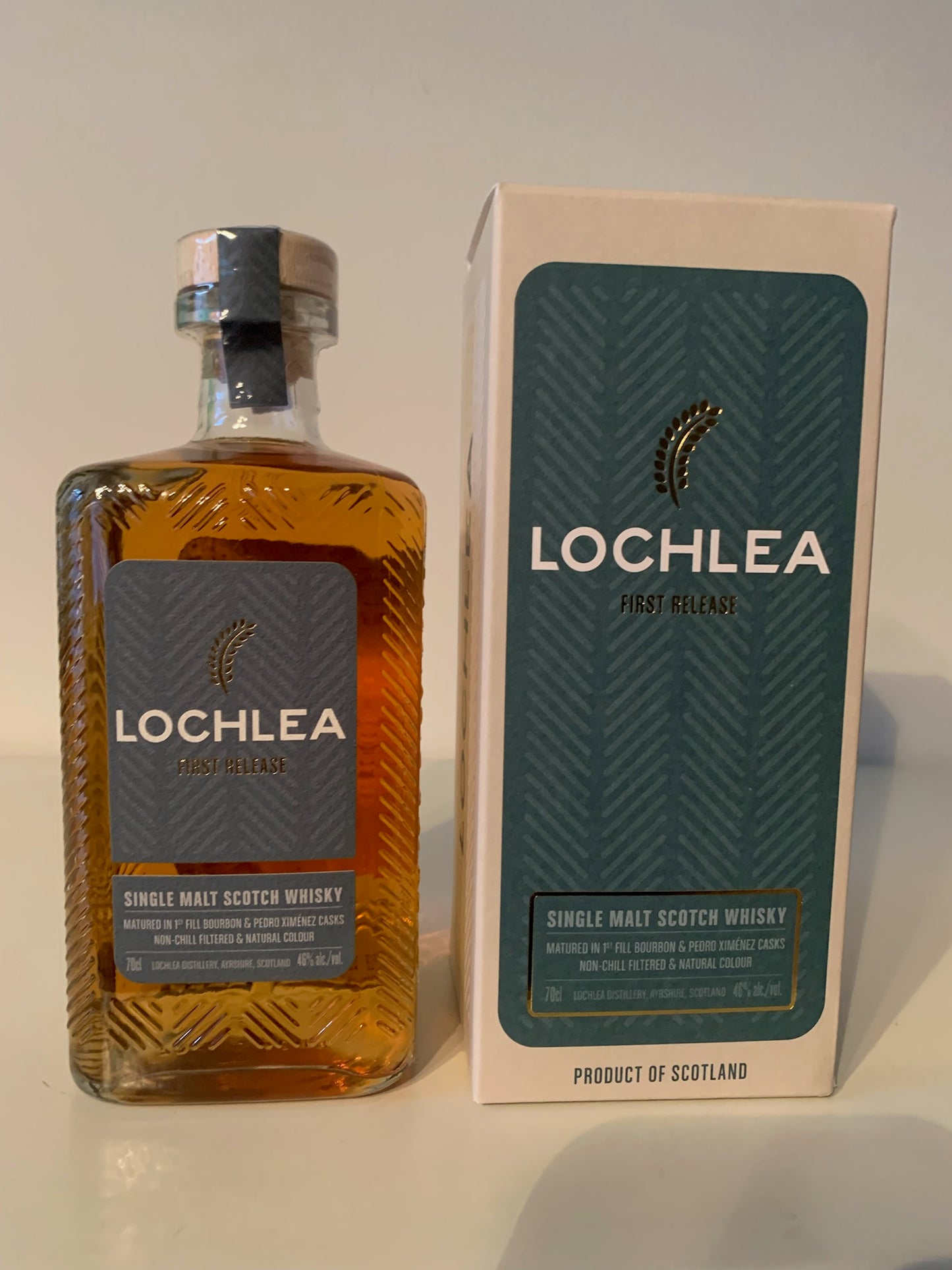Lochlea Single Malt Scotch Whisky 1st Release 46% / 70 CL.