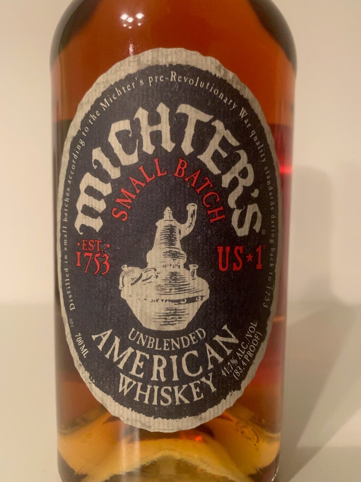 Michter’s US1 Small Batch American Whiskey 41.7% / 70 CL.