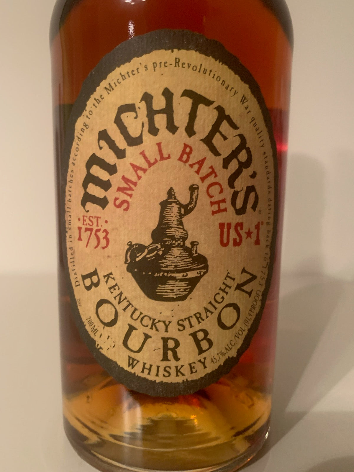 Michter’s US1 Kentucky Straight Bourbon Whiskey 45.7% / 70 CL.