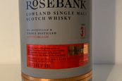 Rosebank 31 år Lowland Single Malt Scotch Whisky, Release Two 48.1% / 70 CL.