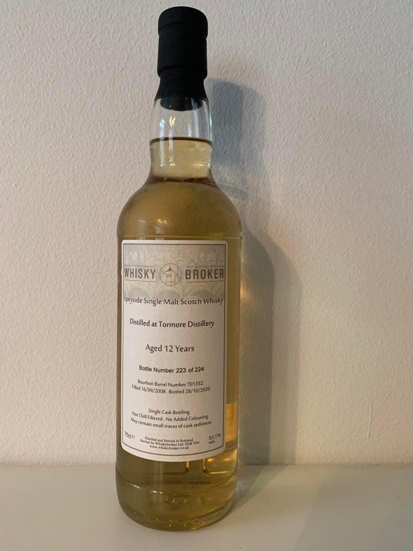 Tormore 12 år 52,1% whisky By Rauff & Fagerberg 